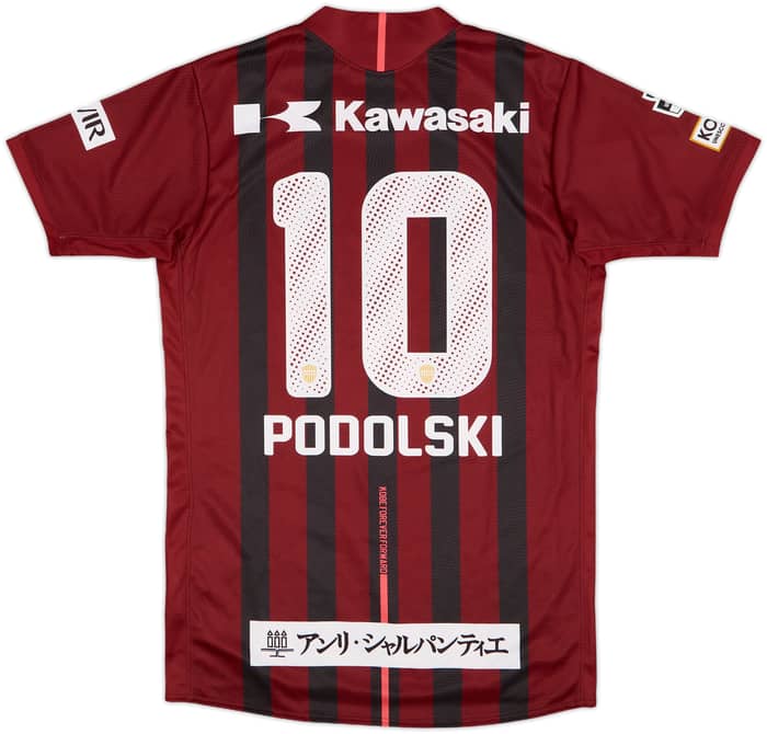 2017 Vissel Kobe Home Shirt Podolski #10 - 9/10 - (XL)