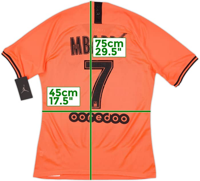 2019-20 Paris Saint-Germain Authentic Away Shirt Mbappe #7 (M)