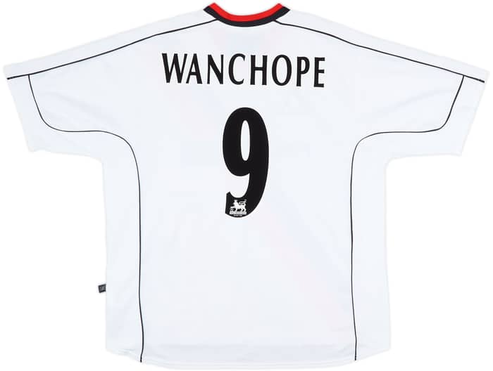 2002-03 Manchester City Away Shirt Wanchope #9 - 10/10 - (XL)