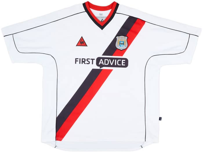 2002-03 Manchester City Away Shirt Wanchope #9 - 10/10 - (XL)
