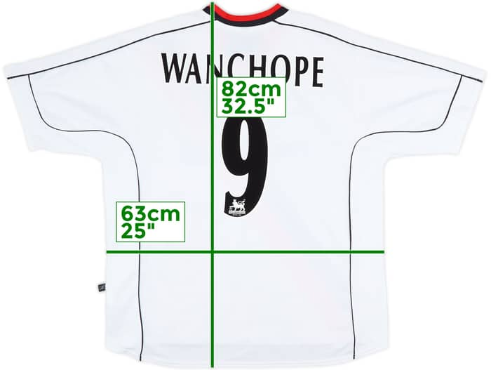 2002-03 Manchester City Away Shirt Wanchope #9 - 10/10 - (XL)