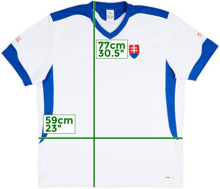 2010-12 Slovakia Basic Home Shirt - 8/10 - (XXL)