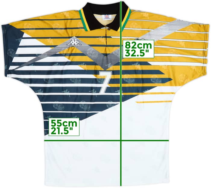 1996-98 South Africa Home Shirt #7 - 8/10 - (XL)