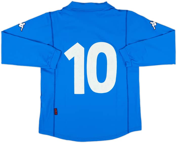 2001 Italy Women's Home Shirt #10 - 6/10 - (Women's L)