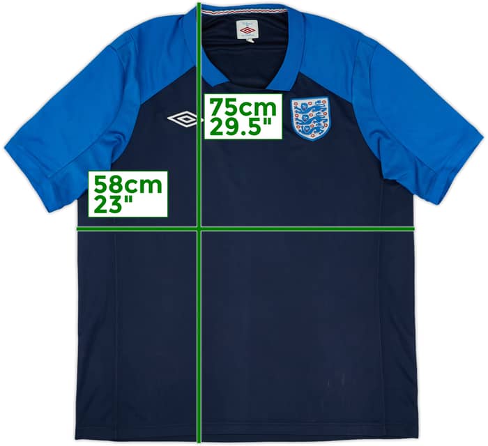 2012-13 England Umbro Training Shirt - 7/10 - (XL)
