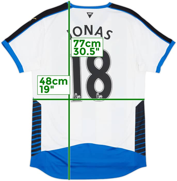 2015-16 Newcastle Home Shirt Jonas #18 - 7/10 - (M)