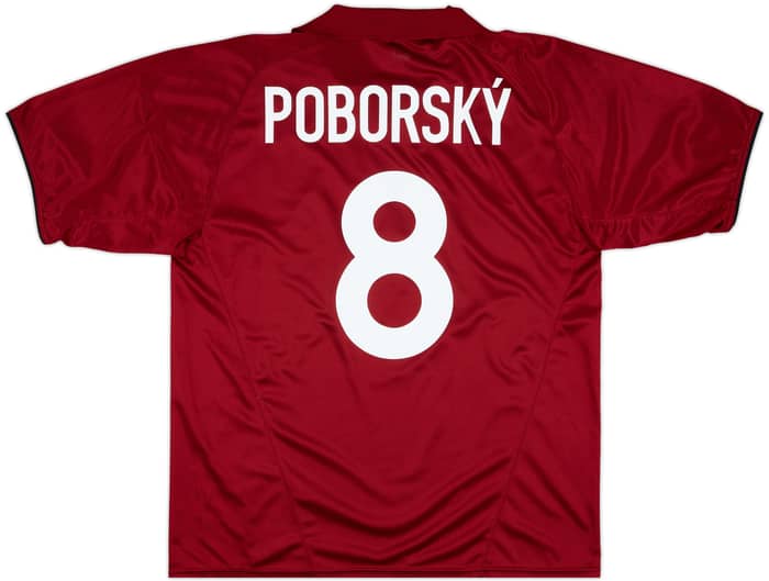 2004-05 Sparta Prague Home Shirt Poborsky #8 - 8/10 - (L)