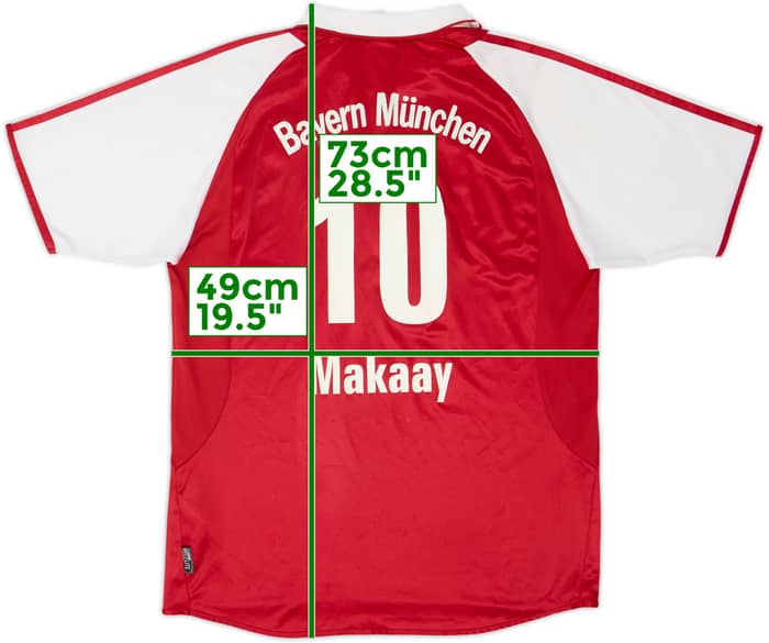 2003-04 Bayern Munich Home Shirt Makaay #10 - 4/10 - (XL.Boys)