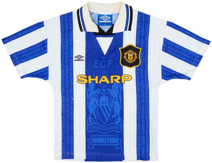 1994-96 Manchester United Third Full Kit - 7/10 - (S.Boys)