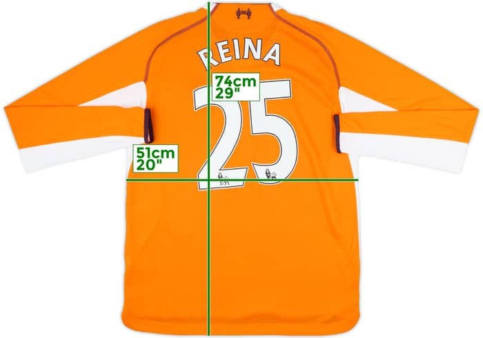 2012-13 Liverpool GK Shirt Reina #25 - 8/10 - (S)