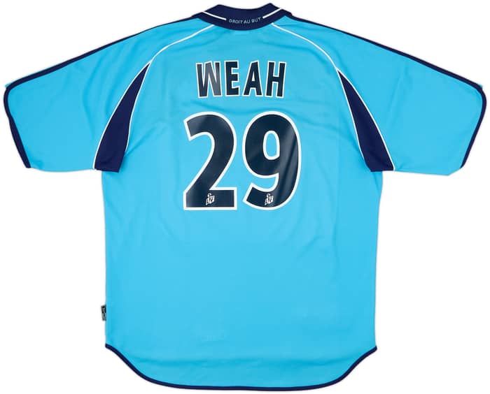 2000-01 Olympique Marseille Away Shirt Weah #29 - 8/10 - (L)