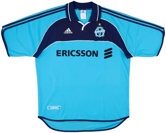 2000-01 Olympique Marseille Away Shirt Weah #29 - 8/10 - (L)