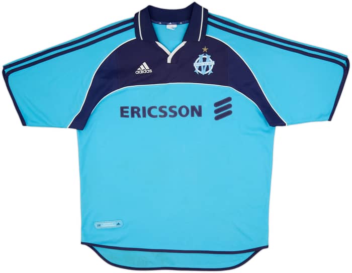 Camiseta de visitante del Olympique Marseille 2000-01 Weah #29 - 6/10 - (XXL)