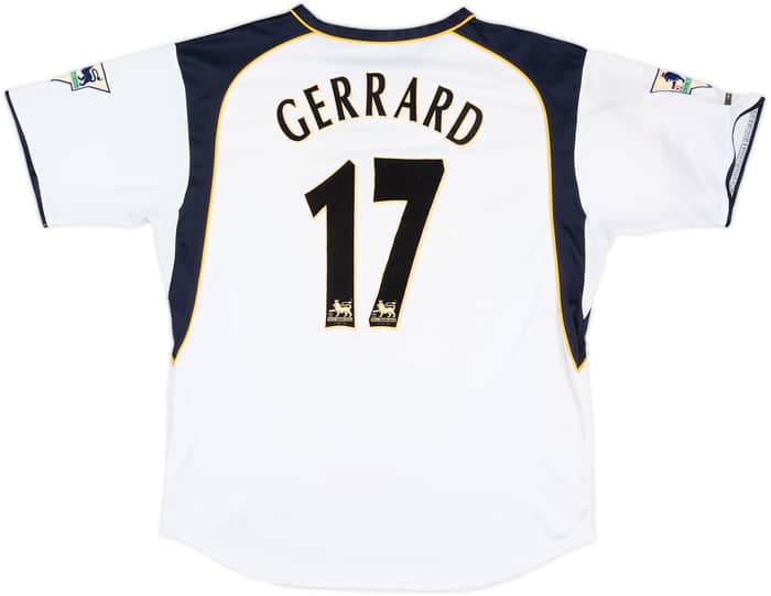 2001-03 Liverpool Camiseta de Visitante Gerrard #17 - 6/10 - (XL)