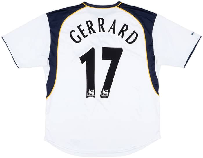 2001-03 Liverpool Away Shirt Gerrard #17 - 8/10 - (L)