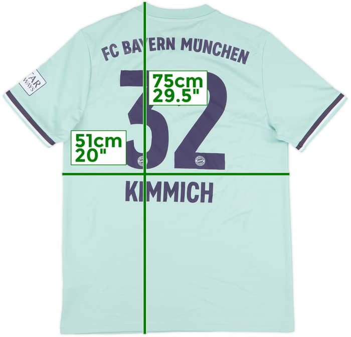 2018-19 Bayern Munich Away Shirt Kimmich #32 - 9/10 - (M)