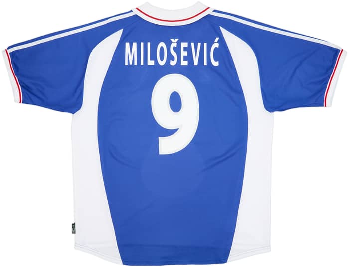 2000-01 Yugoslavia Home Shirt Milosevic #9 - 9/10 - (XL)