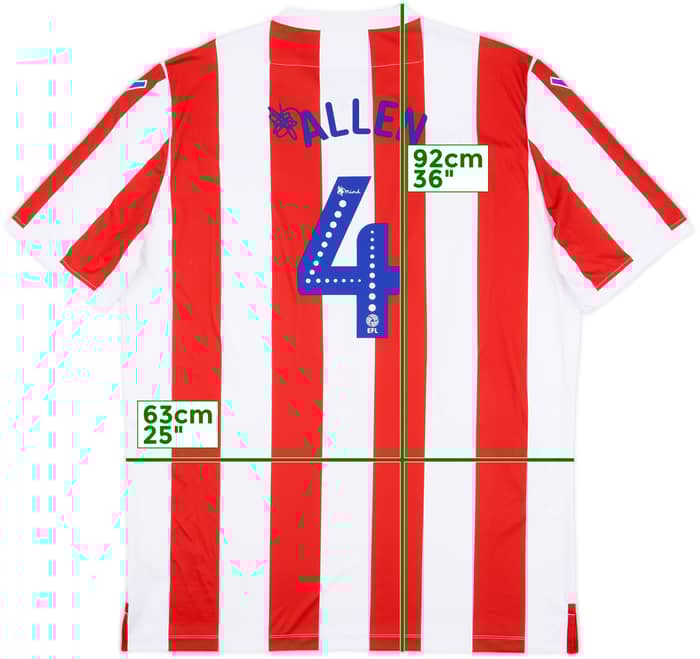 2018-19 Stoke City Home Shirt Allen #4 - 8/10 - (5XL)