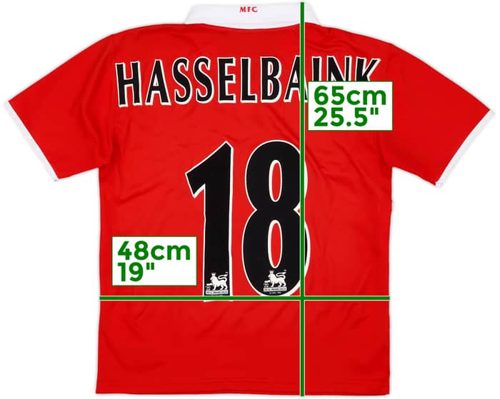 2004 Middlesbrough 'Carling Cup Winners' Home Shirt Hasselbaink #18 - 9/10 - (XL.Boys)