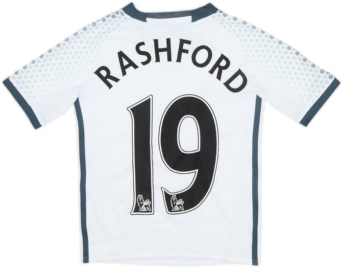 2017-18 Manchester United Third Shirt Rashford #19 - 6/10 - (7-8 Years)