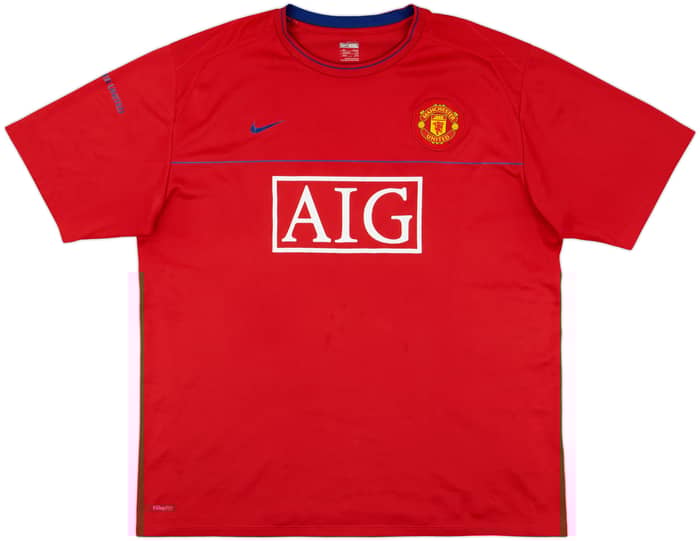 2008-09 Manchester United Nike Training Shirt - 5/10 - (XXL)