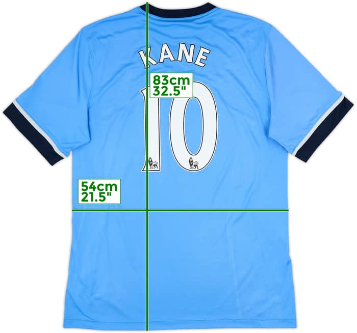 2015-16 Tottenham Away Shirt Kane #10 - 9/10 - (XL)