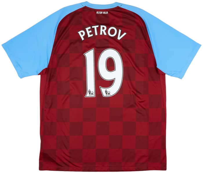 2011-12 Aston Villa Home Shirt Petrov #19 - 8/10 - (XL)