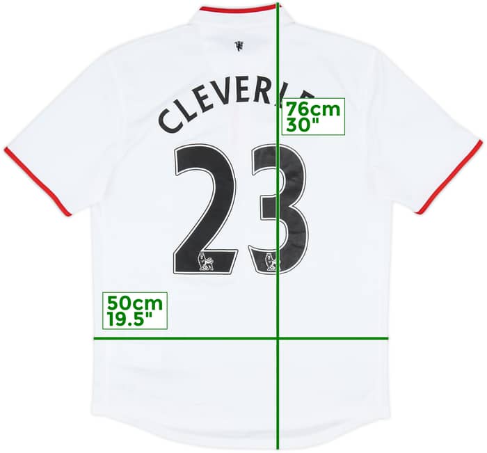 2012-14 Manchester United Away Shirt Cleverley #23 - 8/10 - (M)
