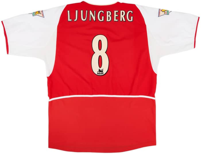 2002-04 Arsenal Home Shirt Ljungberg #8 - 6/10 - (XL)