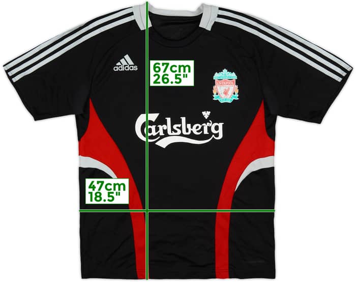 2008-09 Liverpool adidas Formotion Training Shirt - 7/10 - (S)