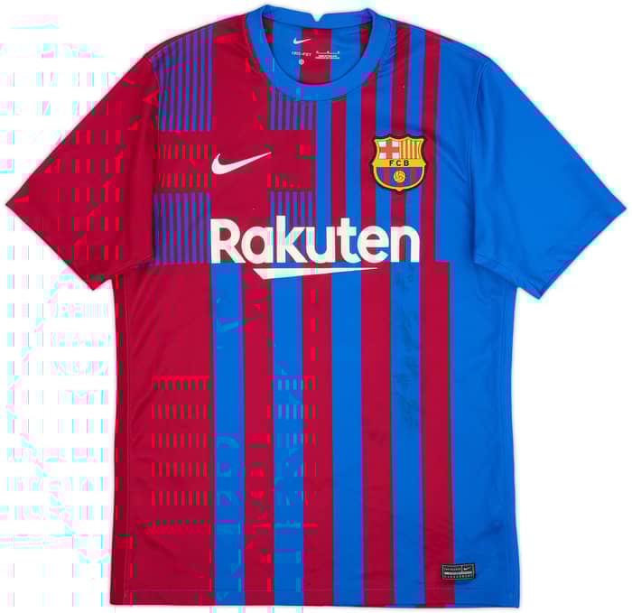 2021-22 Barcelona Home Shirt - 5/10 - (M)