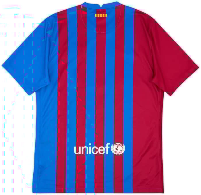 2021-22 Barcelona Home Shirt - 5/10 - (M)