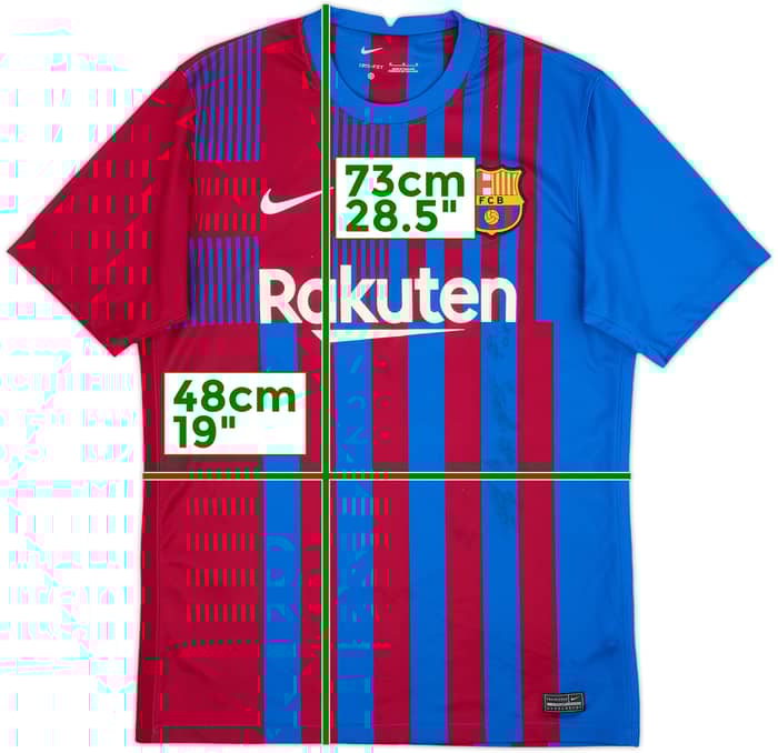 2021-22 Barcelona Home Shirt - 5/10 - (M)