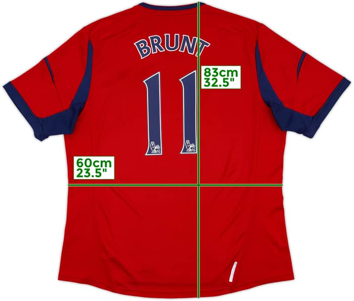 2012-13 West Brom Away Shirt Brunt #11 - 6/10 - (XXL)