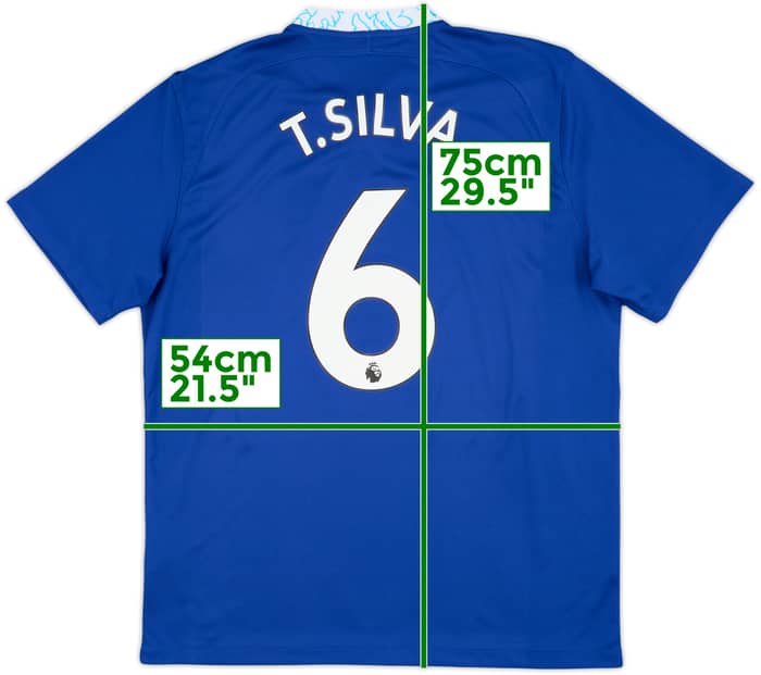 2022-23 Chelsea Home Shirt T.Silva #6 - 10/10 - (L)