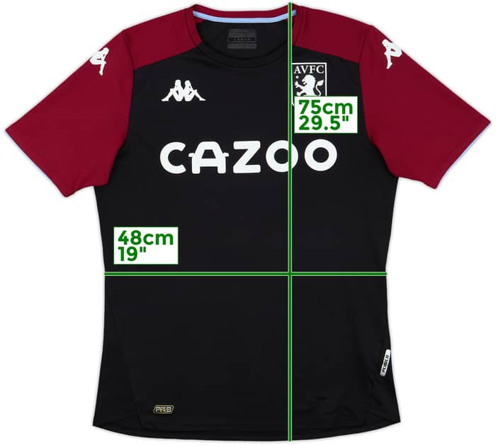 2021-22 Aston Villa Kappa Training Shirt - 7/10 - (L)