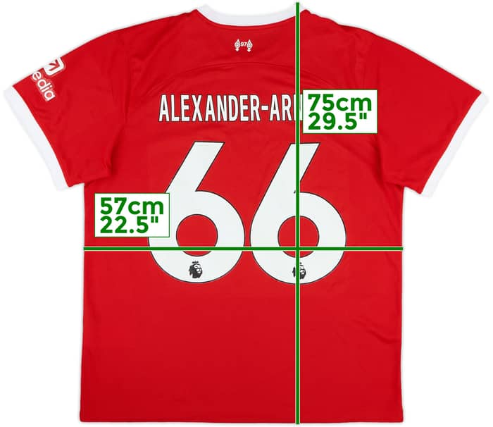2023-24 Liverpool Home Shirt Alexander-Arnold #66 - 8/10 - (XL)