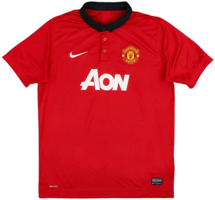 2013-14 Manchester United Home Shirt V.Persie #20 - 8/10 - (XL.Boys)