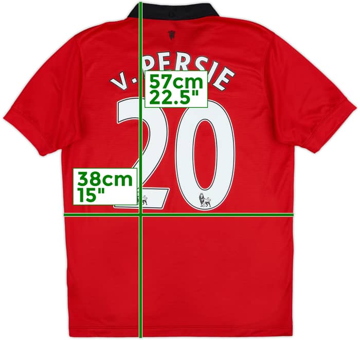 2013-14 Manchester United Home Shirt V.Persie #20 - 8/10 - (XL.Boys)