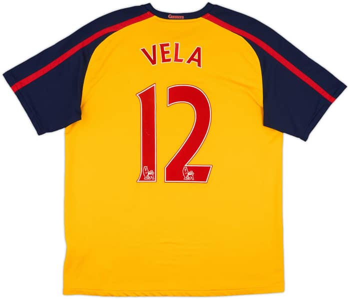 2008-09 Arsenal Away Shirt Vela #12 - 9/10 - (L)