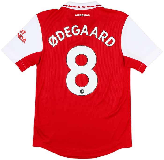 2022-23 Arsenal Authentic Home Shirt Odegaard #8 - 10/10 - (XS)
