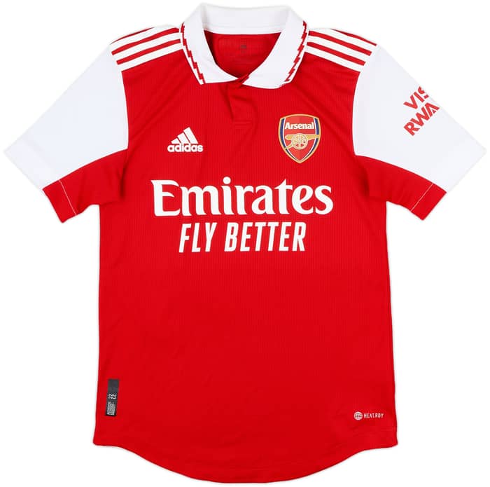 2022-23 Arsenal Authentic Home Shirt Odegaard #8 - 10/10 - (XS)