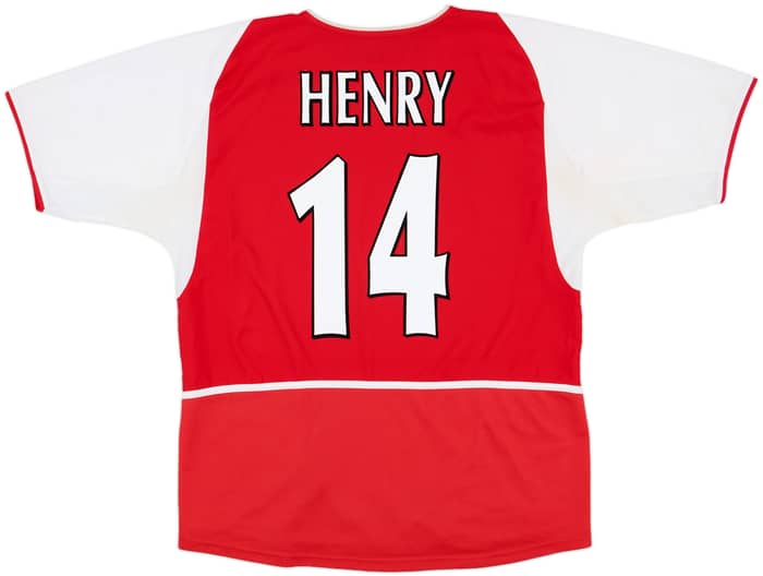 2002-04 Arsenal Home Shirt Henry #14 - 8/10 - (L)