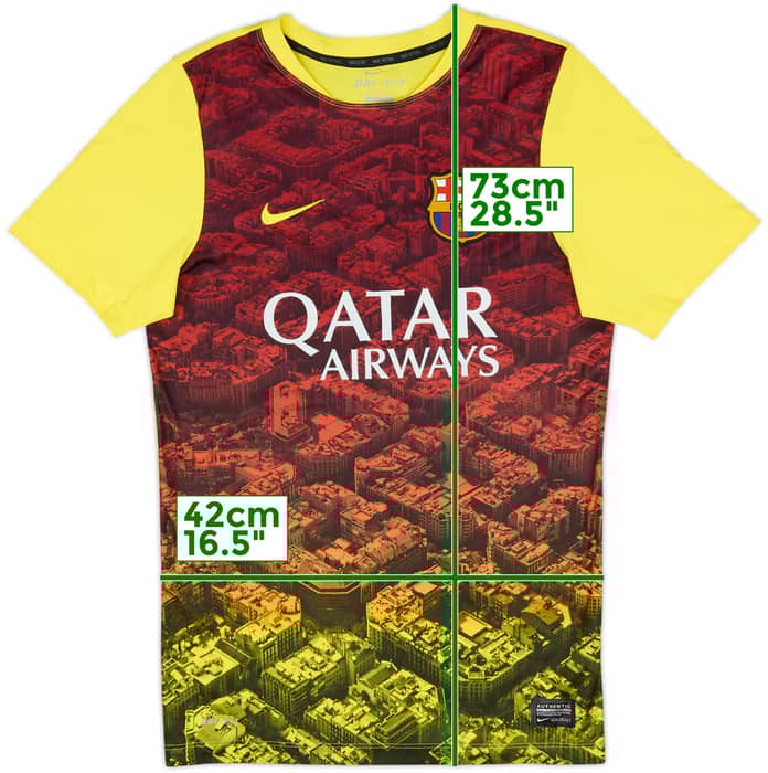 2013-14 Barcelona Nike Training Shirt - 10/10 - (S)