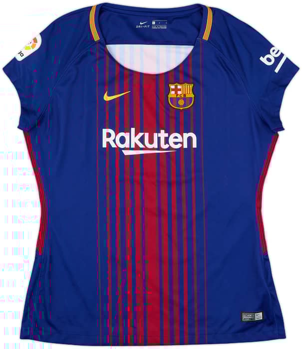 2017-18 Barcelona Home Shirt - 10/10 - (Women's L)