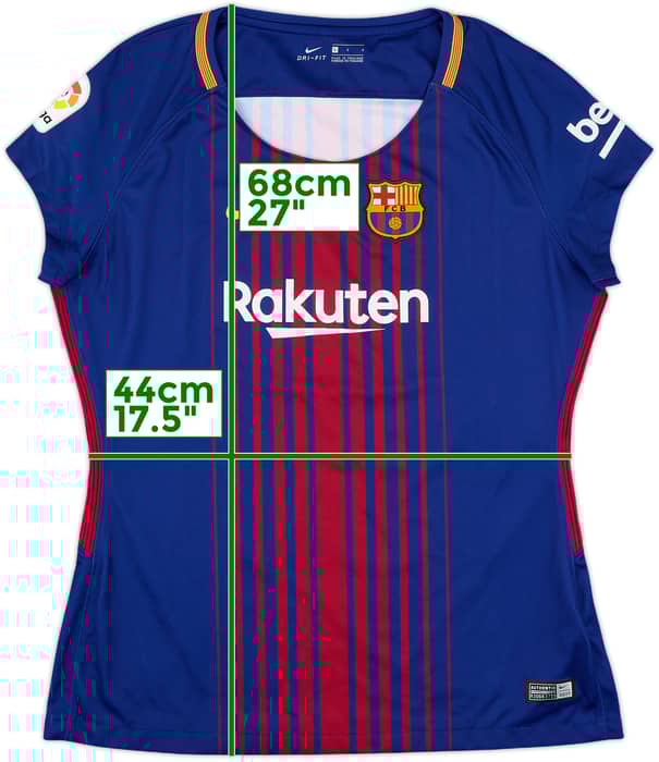 2017-18 Barcelona Home Shirt - 10/10 - (Women's L)