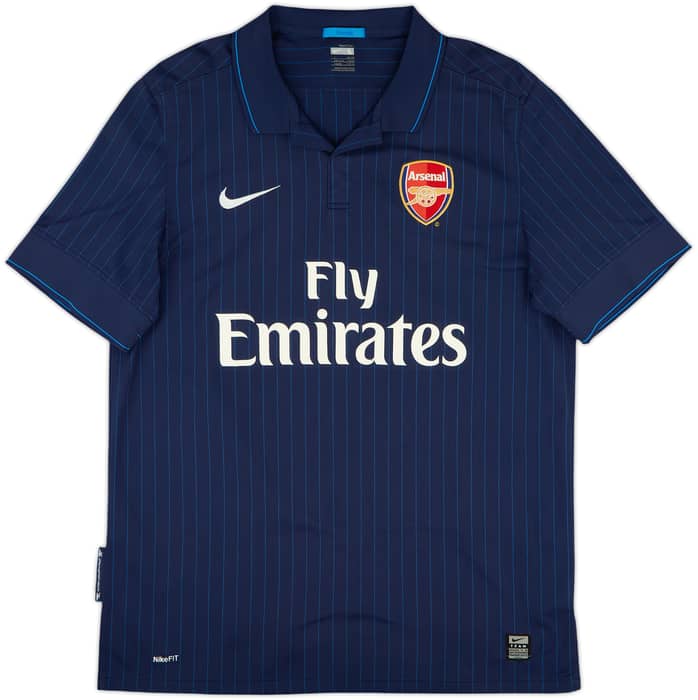 2009-10 Arsenal Away Shirt Fabregas #4 - 8/10 - (L)
