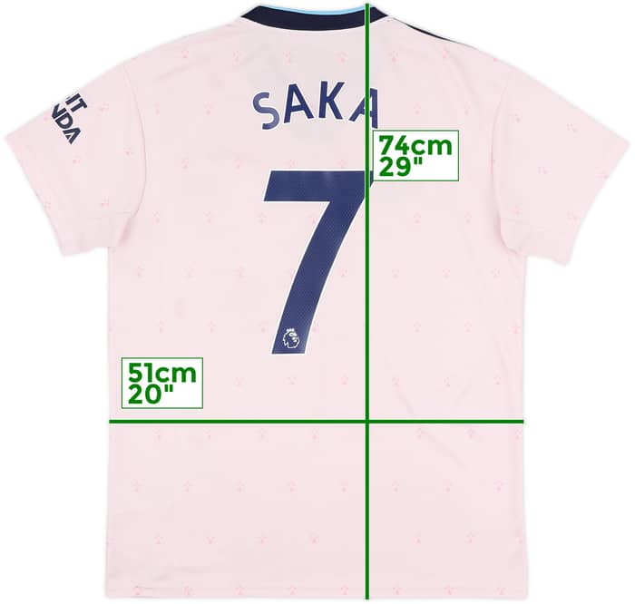 2022-23 Arsenal Third Shirt Saka #7 - 6/10 - (M)