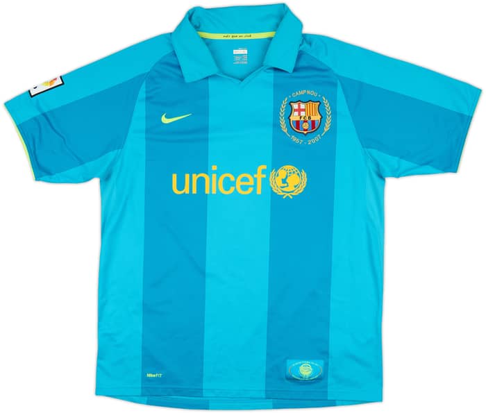 2007-09 Barcelona Away Shirt Ronaldinho #10 - 8/10 - (L)