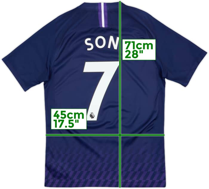 2019-20 Tottenham Away Shirt Son #7 - 9/10 - (S)